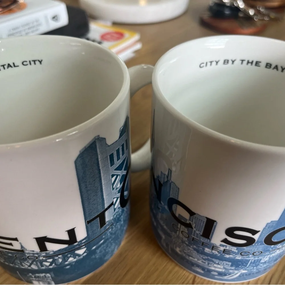 Starbucks Sacramento and San Francisco City Mugs